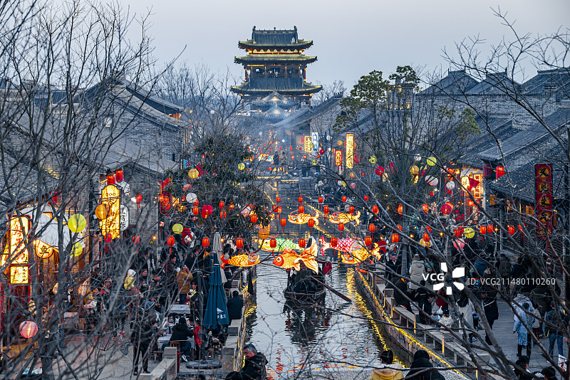 宿迁袁家村图片素材