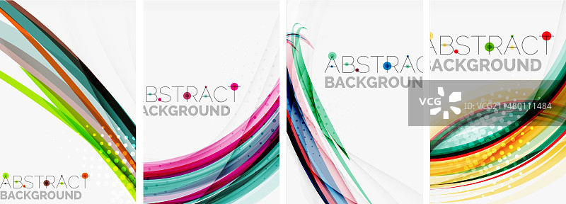 波浪设计背景海报图片素材