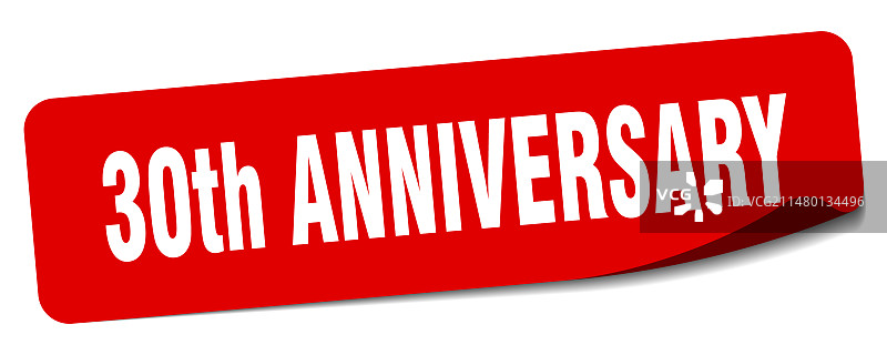 30周年纪念贴纸 30周年纪念标签图片素材