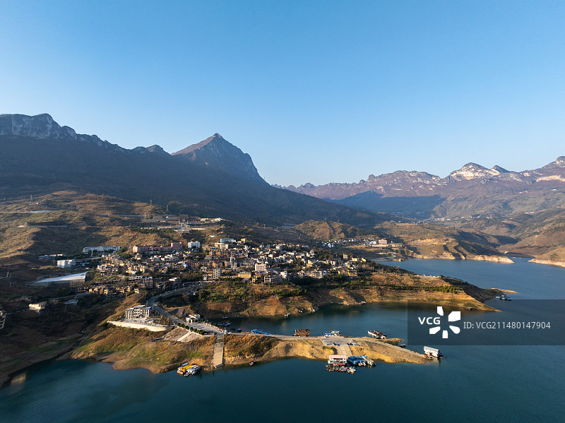 贵州牂牁江风景风光图片素材