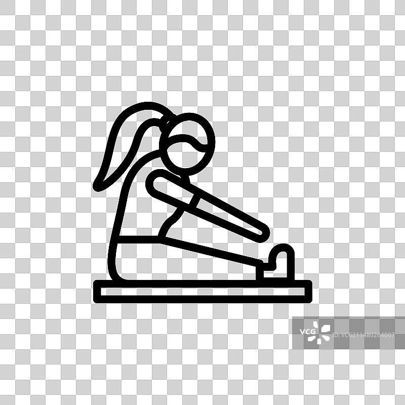 伸展图标或标志设计图片素材