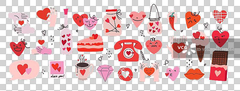 情人节元素大合集图片素材