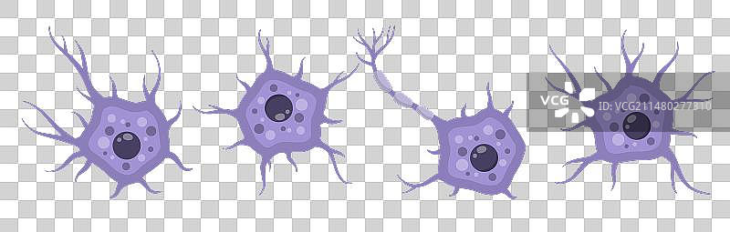 大脑神经元符号图片素材
