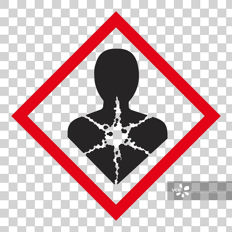 可能引起哮喘或过敏图片素材