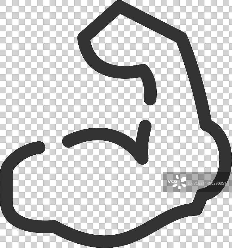 二头肌图标图片素材