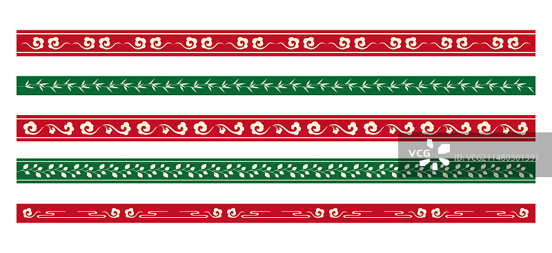 中式花纹花边图片素材