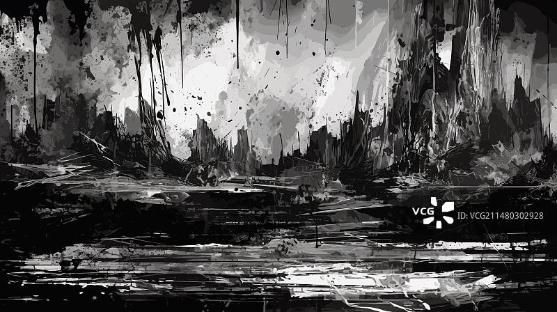 抽象黑白做旧背景图片素材