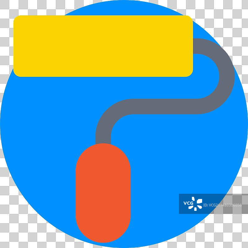 油漆滚筒图标图片素材