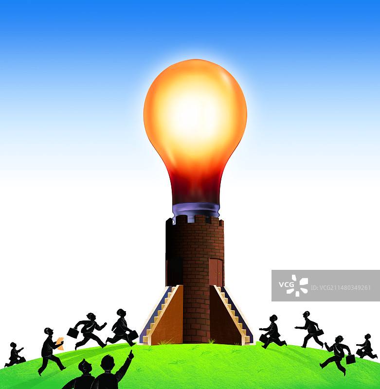 奔跑向未来，科技与创新图片素材