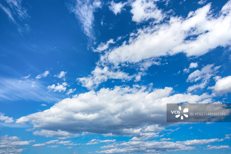 蓝天白云景观图片素材