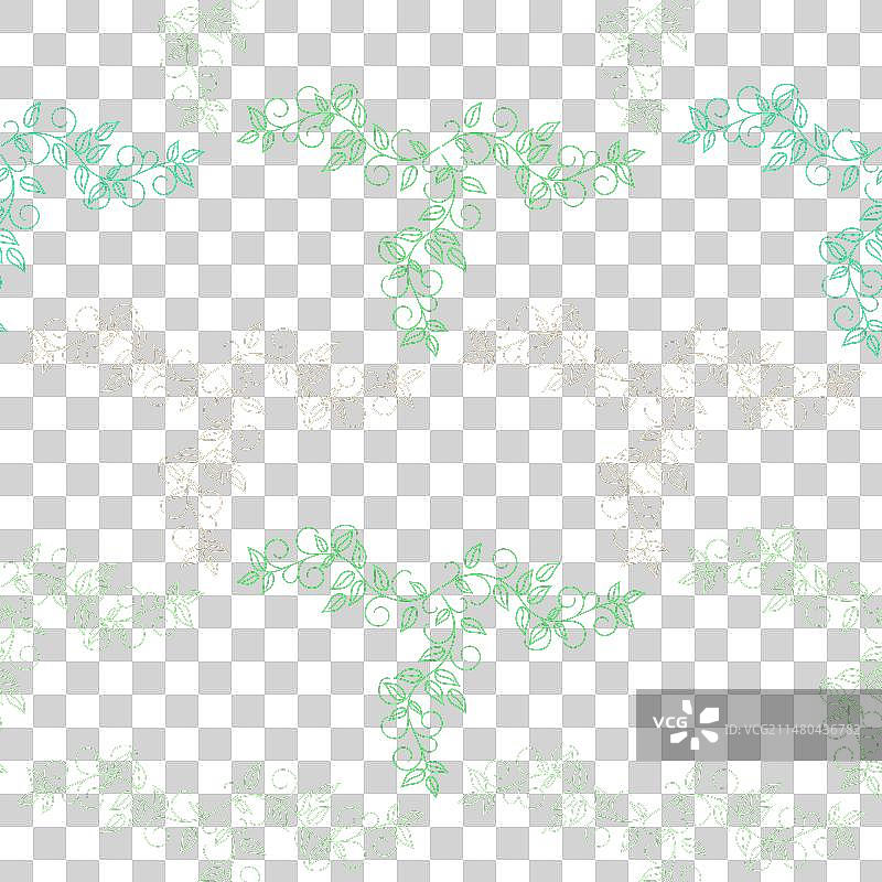 蓝色无缝树叶图案图片素材