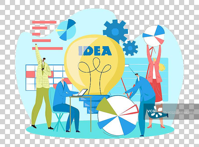 商务创意团队合作图片素材