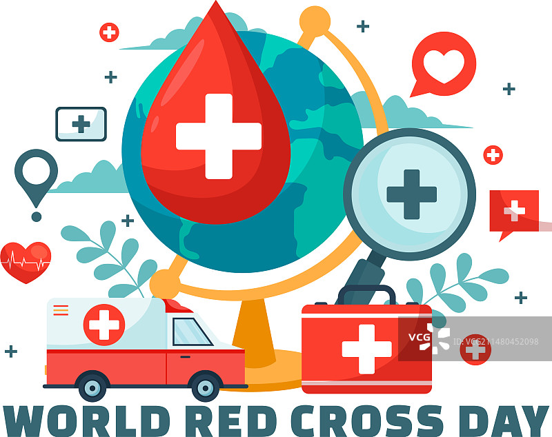 5月8日世界红十字日医疗健康图片素材