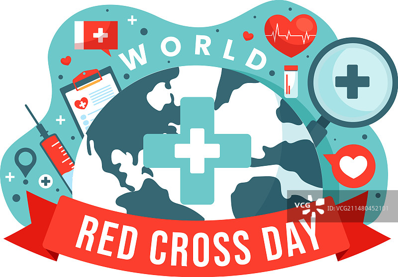 5月8日世界红十字日医疗健康图片素材