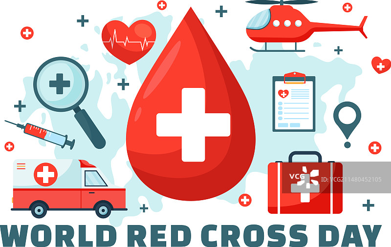 5月8日世界红十字日医疗健康图片素材