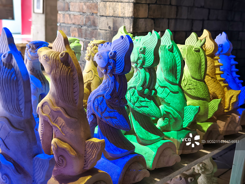 北京市门头沟区琉璃渠村，金隅琉璃文化创意产业园图片素材