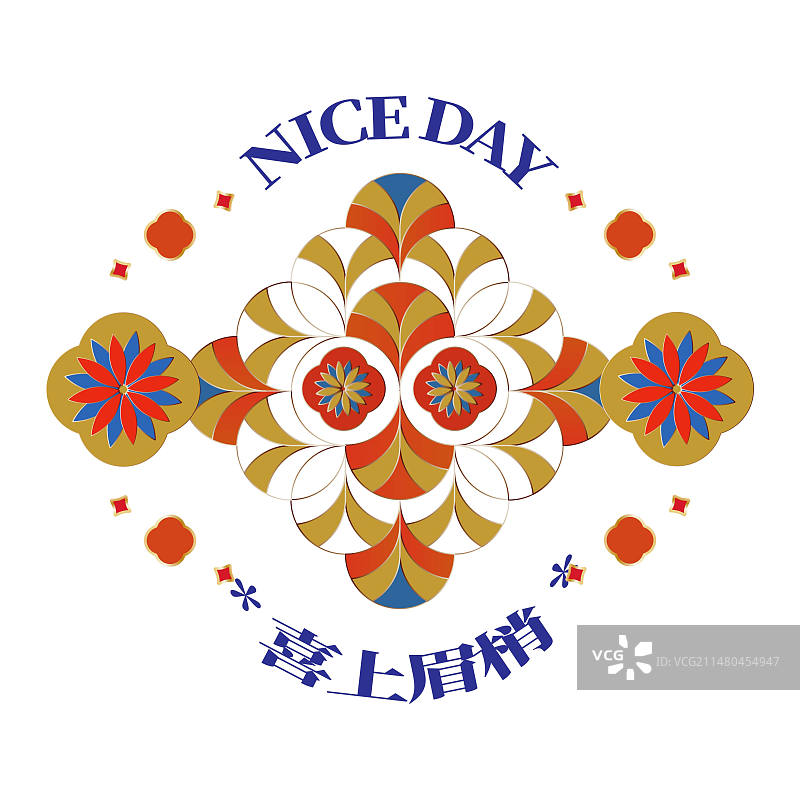 新中式纹样图章设计模板图片素材