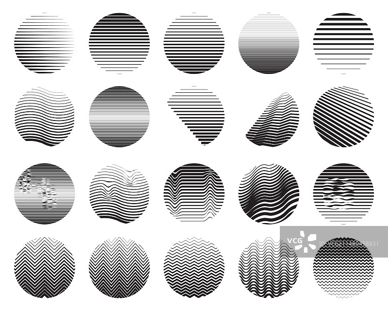 线性渐变图案设置，褪色的半色调黑线图片素材