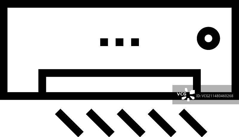 空调线性图标图片素材