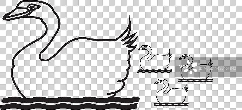 鹅图标图片素材