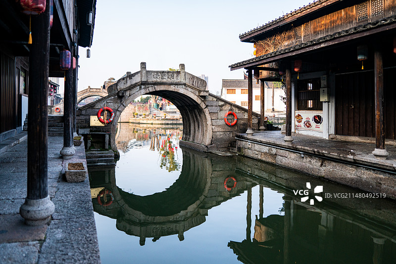 绍兴柯桥古镇图片素材