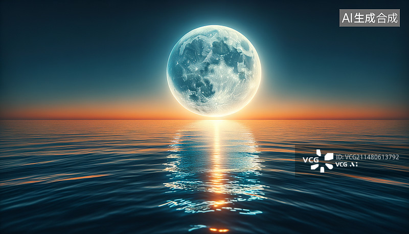 【AI数字艺术】宇宙星空，太空视角，月亮图片素材