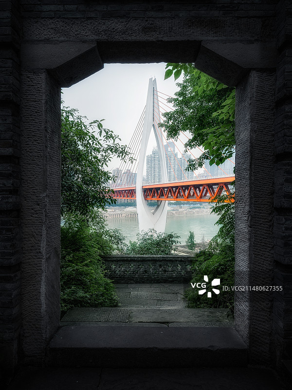 重庆东水门大桥图片素材