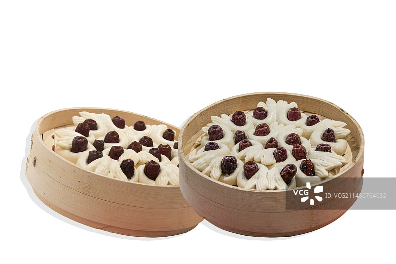 传统文化，北方面食，枣花馍图片素材