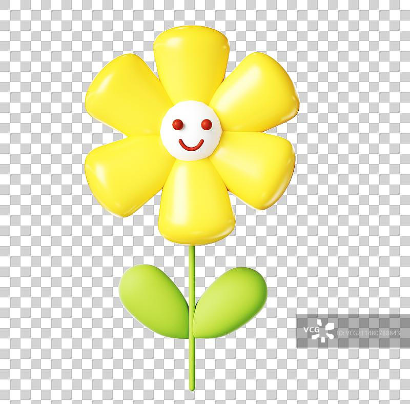 C4D膨胀花元素图片素材