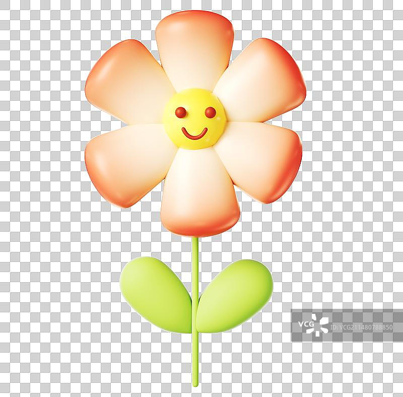 C4D膨胀花元素图片素材