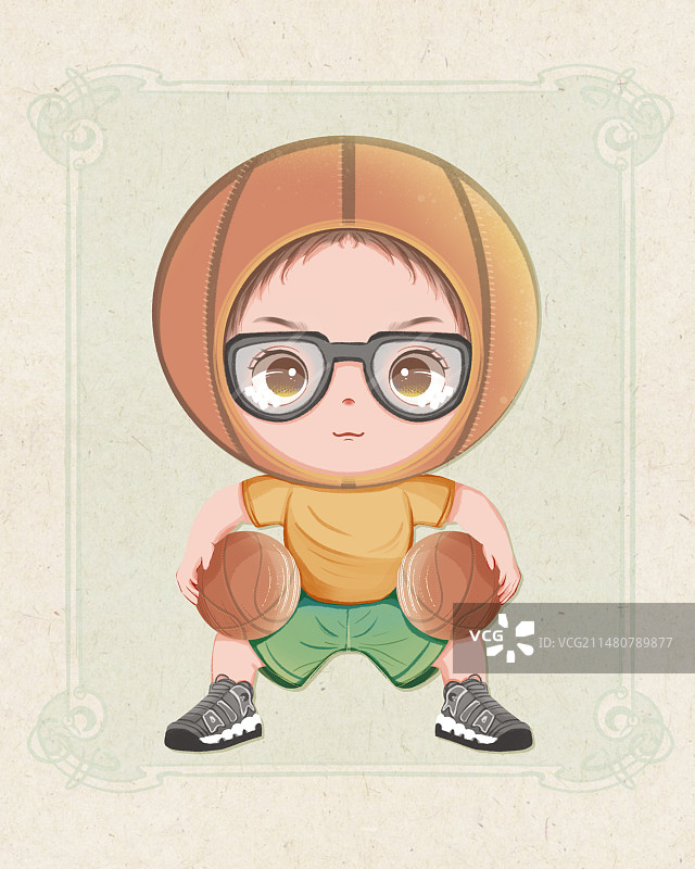 打篮球得小男孩图片素材