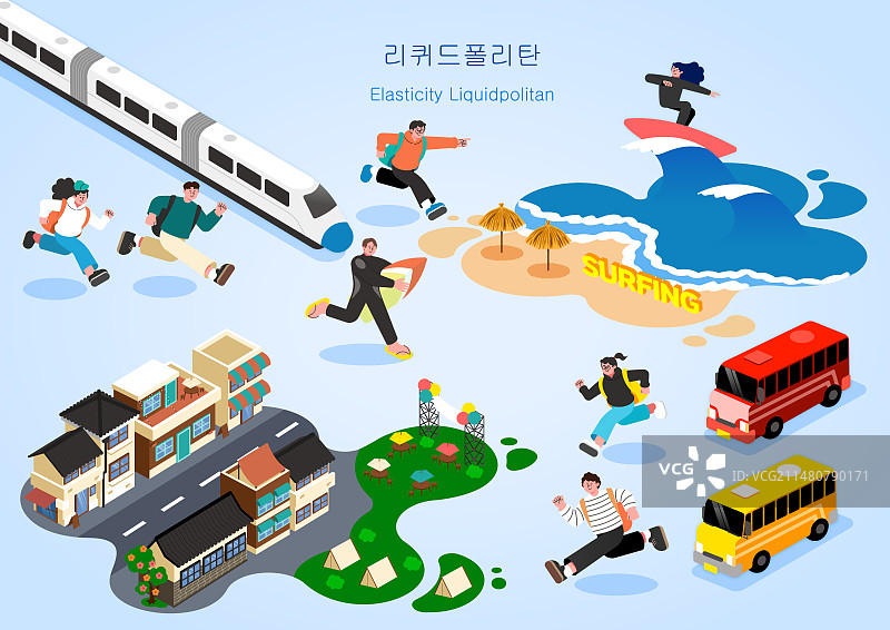 2024年趋势：大型城市与省会城市之间的平衡流动都市图片素材