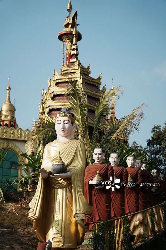 勐焕大金塔图片素材