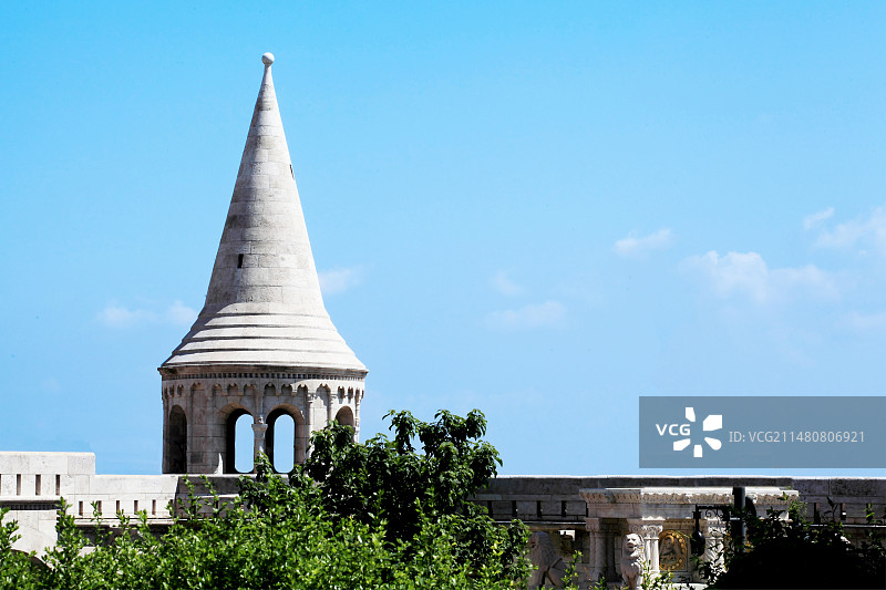 匈牙利首都布达佩斯“渔人堡”景区风光图片素材