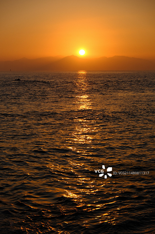 厦门音乐广场日落图片素材