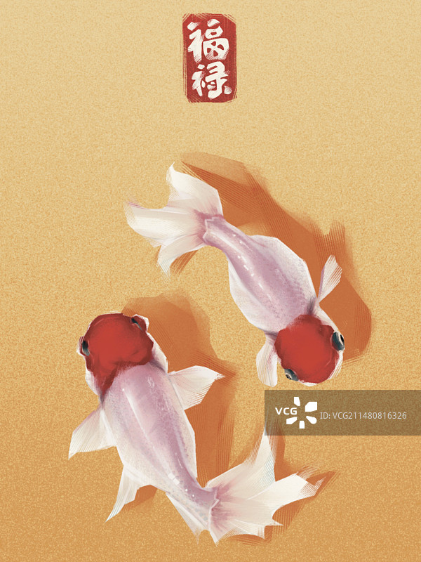 新春贺图—鱼图片素材