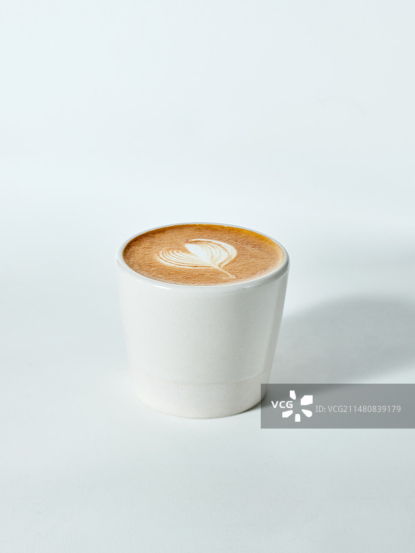 热拿铁,拿铁咖啡,牛奶咖啡图片素材
