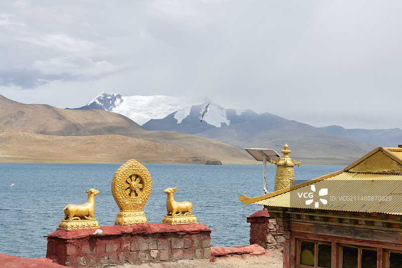 普莫雍错图片素材