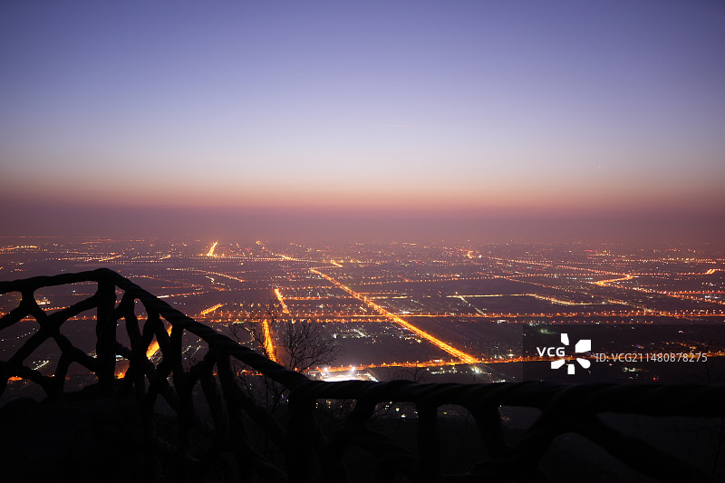 北京城夜景图片素材