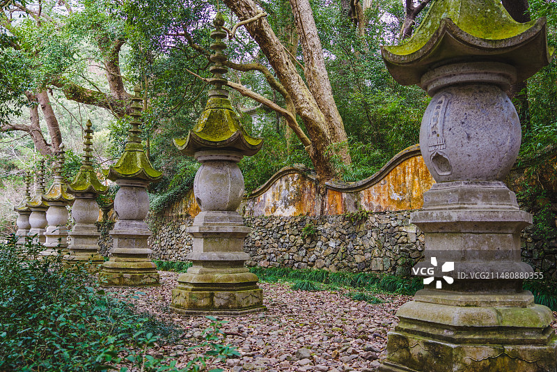 国清寺塔林图片素材