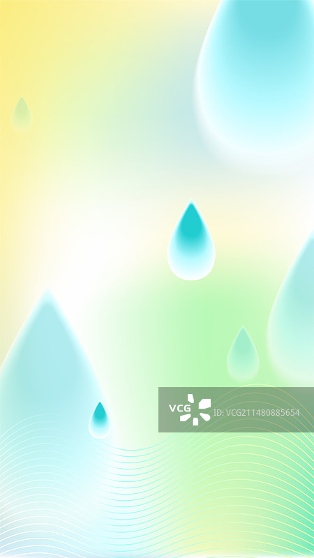 矢量光感弥散风春天背景图片素材