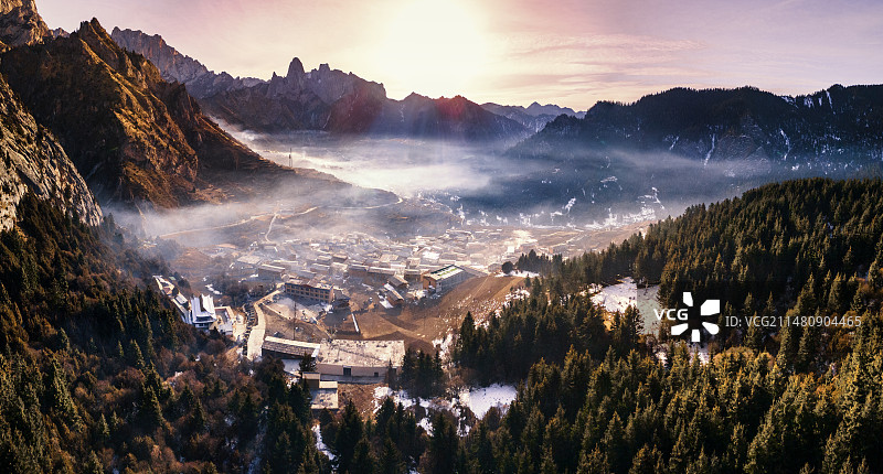 秘境甘南扎尕那图片素材