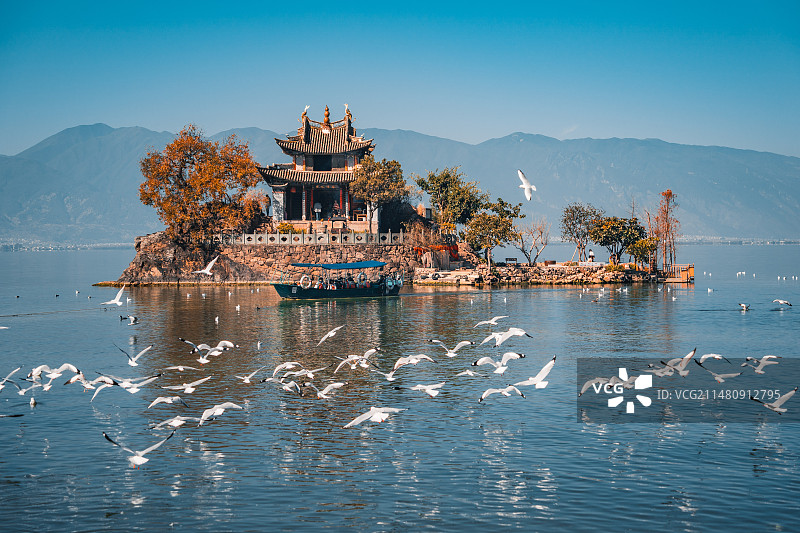 云南大理小普陀图片素材