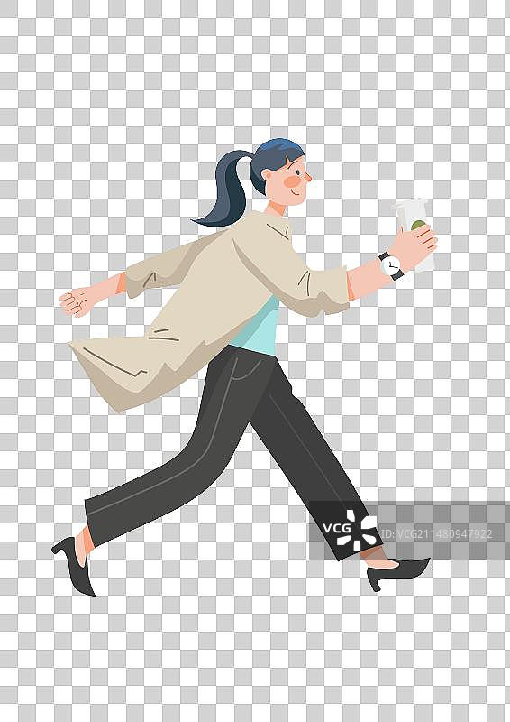 扁平风人物元素_上班族_职场图片素材