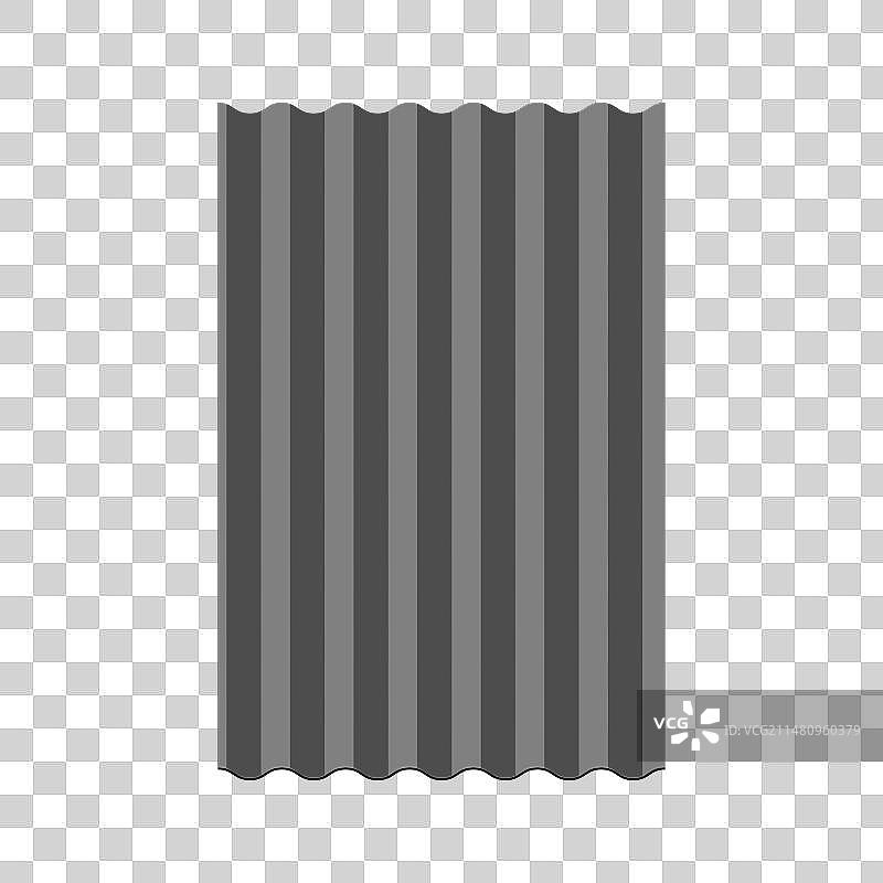 石棉屋顶图标图片素材