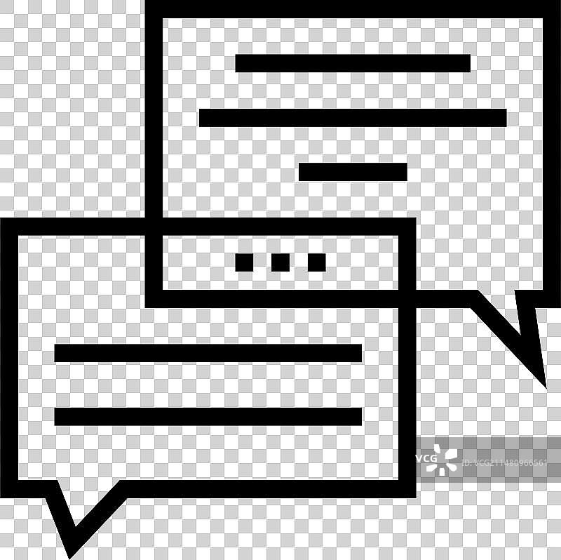 对话气泡图标图片素材