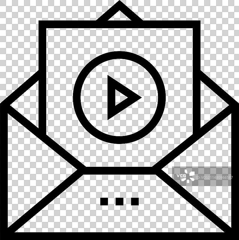 视频消息图标图片素材