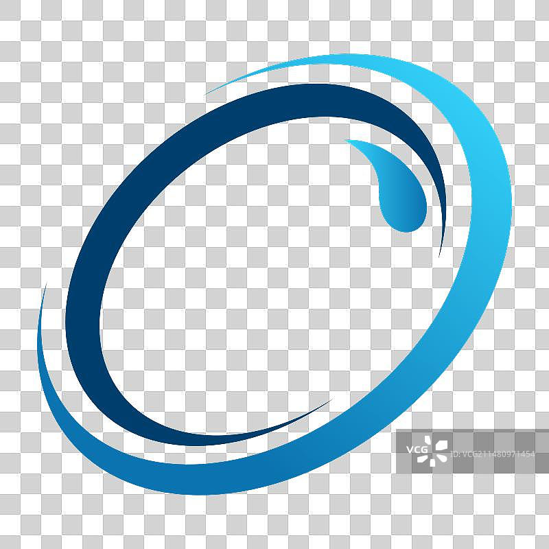 字母C水滴标志图片素材