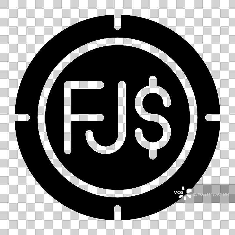 用于网页UI和APP移动端的斐济硬币图标图片素材