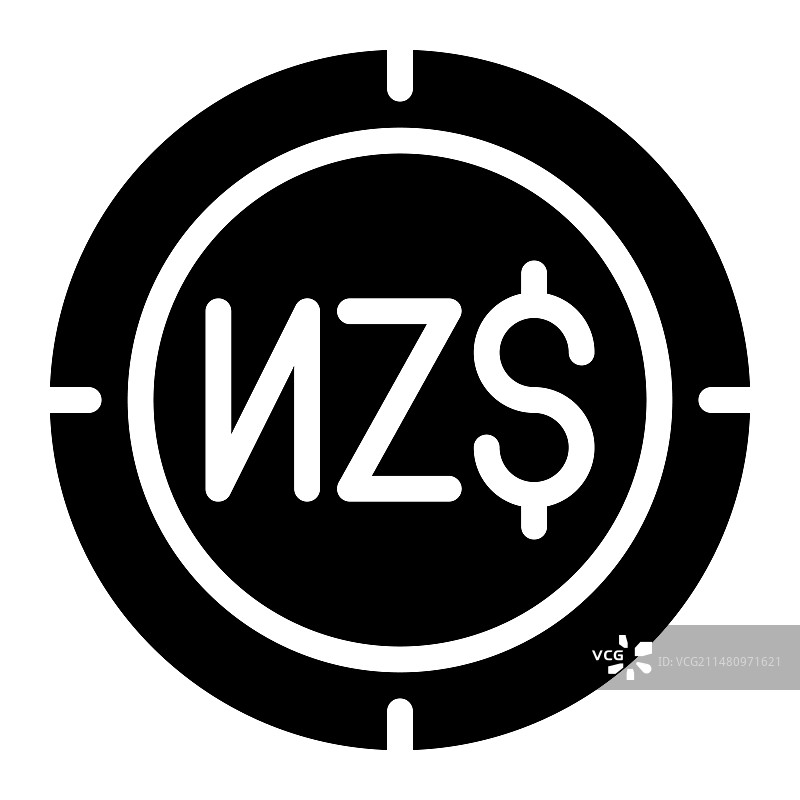 新西兰硬币图标图形（网页UI和App）图片素材